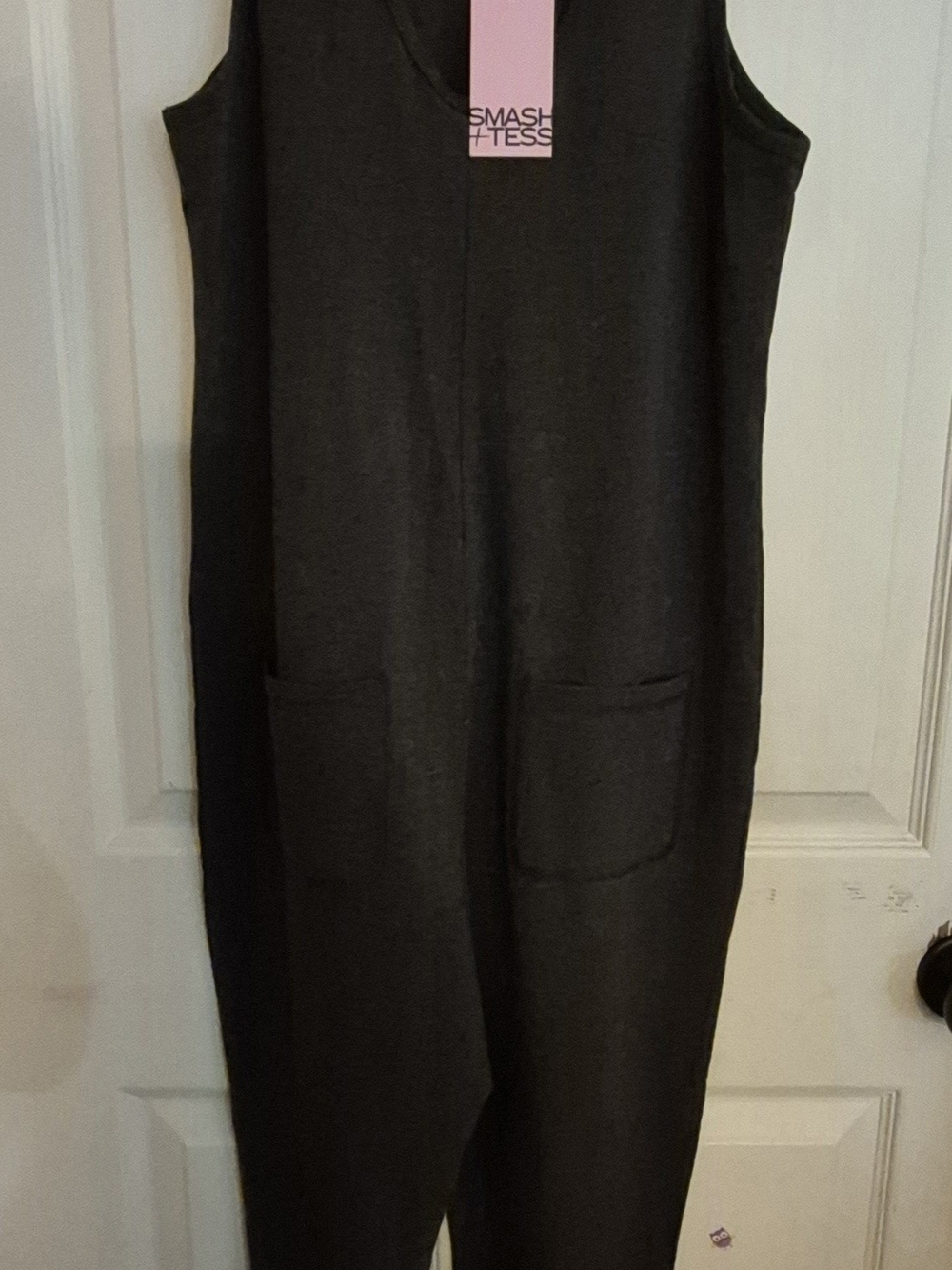 Smash+Tess Saturday Romper in Charcoal Size Extra Small - Picture 2 of 3